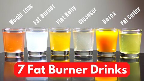 7 Drinks for Fat burn Weight loss & Better sleep at Night | Stress Relieve Natural Homemade Drinks