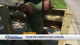 Inspections reveal nearly 100 fire hydrants with big problems in East Cleveland