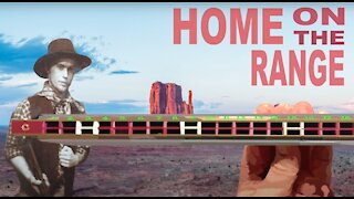 How to Play Home on the Range on a Tremolo Harmonica With 24 Holes