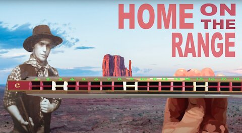 How to Play Home on the Range on a Tremolo Harmonica With 24 Holes