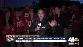 Fans pile into stadium for home opener