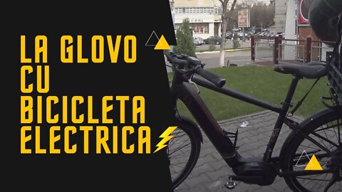 La Glovo cu bicicleta electrică - se merită? Hai să aflăm!