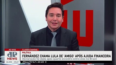 Fernández chama Lula de ‘amigo’ após ajuda financeira