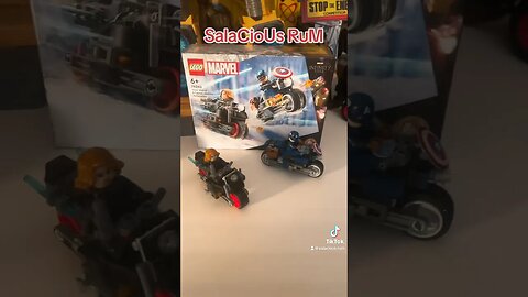 LEGO: Marvel - Black Widow & Captain America Motorcycles #theavengers #infinitysaga
