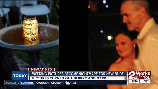 Wedding pictures become nightmare for new bride