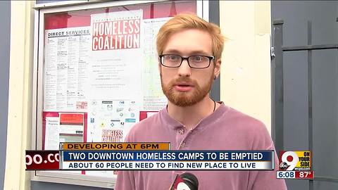 City takes action on Downtown homeless camp