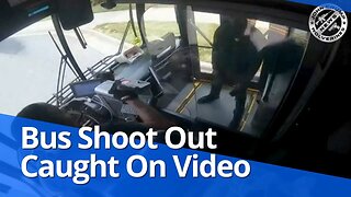Bus Shootout Caught On Camera!
