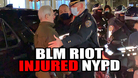 BLM Riot leaves 2 NYPD cops Injured!