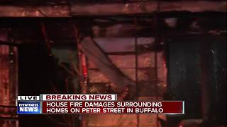 Two-alarm fire destroys home in Buffalo's Black Rock neighborhood