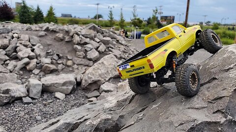 SCX24 Baby Yota showing you some of the new features at Lakeside Crawler Park