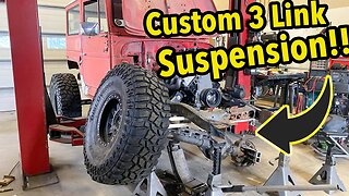 Building A Custom 3 Link Suspension For The Toyota Land Cruiser!!!