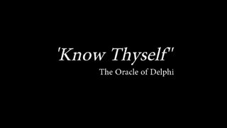 Humanity Is So Easily Controlled Because Humans Don't 'KNOW THYSELF' (yet the evil does)