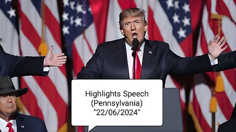 President Donald Trump Speech ❤️🔥 (Highlights) 2024 (Pennsylvania) 22/06/2024