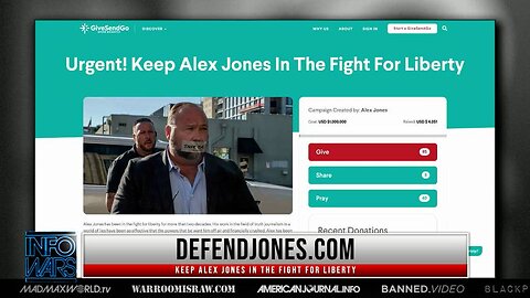 Alex Jones Launches Plan to Fight Back Against Leftist Lawfare Op to Destroy Infowars