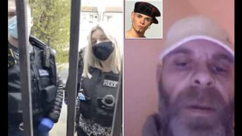 "East 17" star Brian Harvey live-streams arrest as six police officers turn up at his home