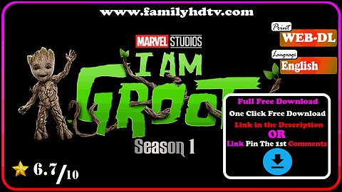 Free Download I Am Groot (Season 1) (2022) {Disney+ Hotstar+ Marvel Studios} 480p|720p|1080p WEB-DL
