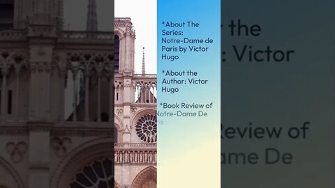 Book Review: Notre-Dame de Paris by Victor Hugo #shorts