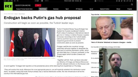 Erdogan picks natural gas hub with Putin as opposed to taking sides in Ukraine conflict