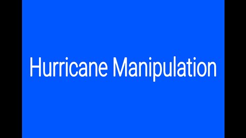 Hurricane Manipulation by Radio Frequency Microwave Transmission Facilities