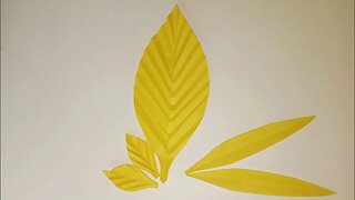 How to create a paper Leaf 🌿🍀 - very simple and easy way to make a paper Leaf 🌿