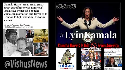 Kamala Harris Is Not 🚫 From America... #VishusTv 📺