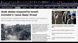 Arab states respond to Israeli minister’s ‘nuke Gaza’ threat
