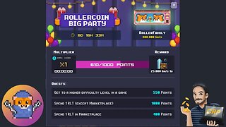 Big Party - Novo Evento de Progressão da Rollercoin