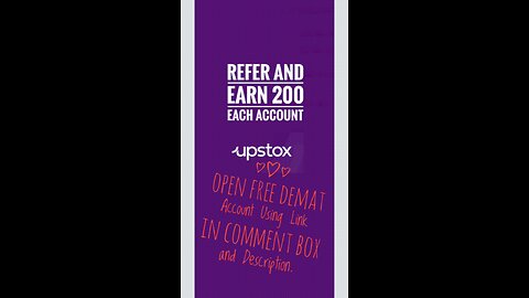 upstox Refer and earn | Demat Account | refer and earn