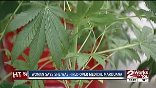 Woman says she was fired over medical marijuana