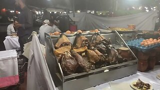 STREET FOOD IN MARRAKECH - sheeps heads #shorts