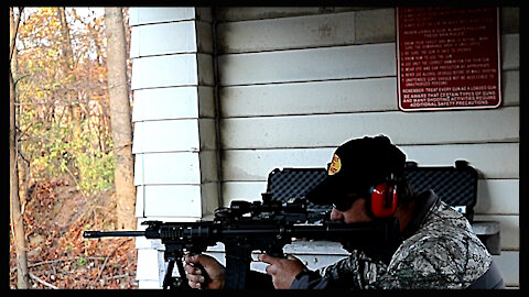 Shooting an AR 15