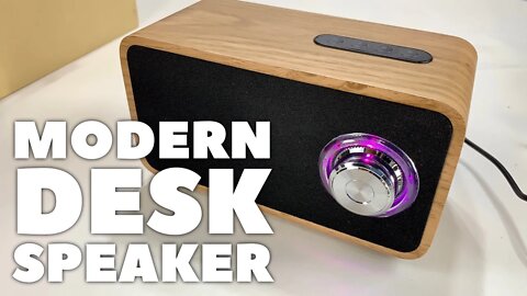 Portable Bluetooth FM Wooden Stereo Speaker by OHHAI Review