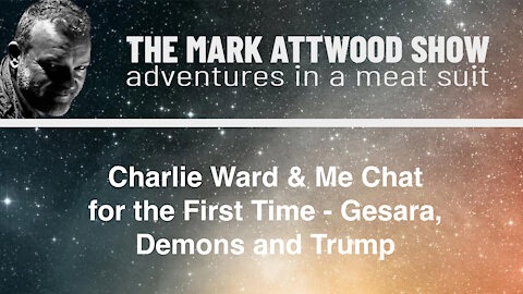 Charlie Ward & Me Chat for the First Time - Gesara, Demons and Trump