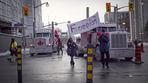 Freedom Convoy Ottawa ( BBQ's and Hockey Games ) Part 2