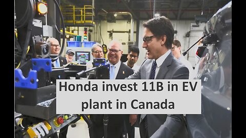 Honda to invest 11B into EV plant Canada