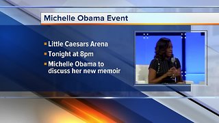 Michelle Obama to be in Detroit tonight for book tour