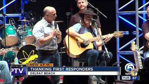 Delray Beach thanks Hurricane Irma first responders with free concert and food