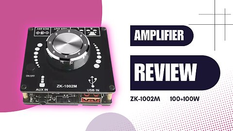 Wuzhi ZK-1002M Audio Amplifier In Depth Bangla Review and Test