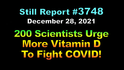 200 Scientists Urge More Vitamin D to Fight COVID, 3748