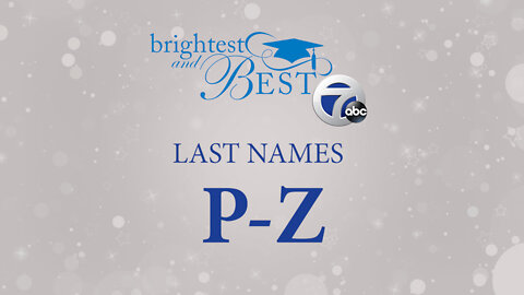 Brightest and Best – Last names P-Z