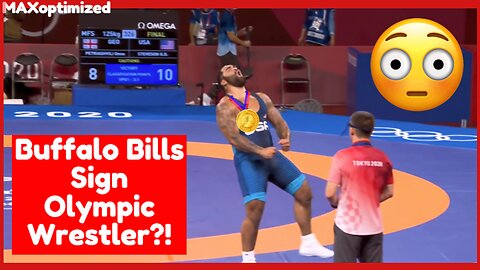 Meet the Bill's NEW Olympic GOLD Medalist Wrestler!! - Gable Steveson #defensewinschampionships