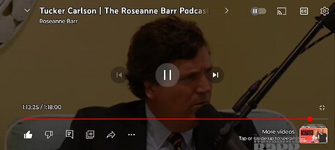 Roseanne Barr podcast with Tucker Carlson part 9