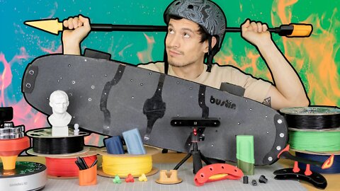 3D Printing ""Pro Skater"" Makes Cool Mods // Bustin YoFace V3, Insta360 ONE X2