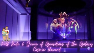 Full Ride Video and Queue of Guardians of the Galaxy Cosmic Rewind | EPCOT 2022