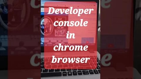 Developer console in google chrome #shorts #youtubeshorts