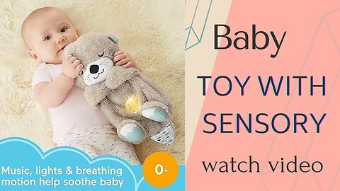 Baby Toy with Sensory, Music Lights & Rhythmic Breathing Motion.