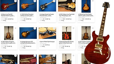 1818 #auction #review - Musical Instruments - 18th August 2024 (UK)