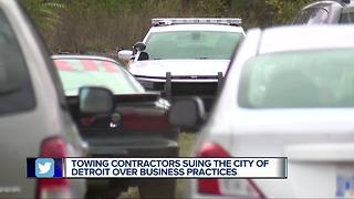 Towing contractors suing Detroit over business practices