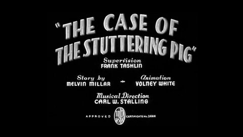 1937, 10-30, Looney Tunes, Case of the stuttering pig