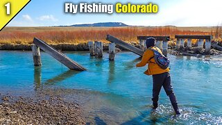 This River was LOADED with Big Brown Trout! || Fly Fishing Colorado PT. 1